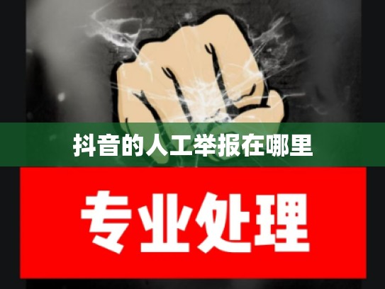抖音的人工举报在哪里