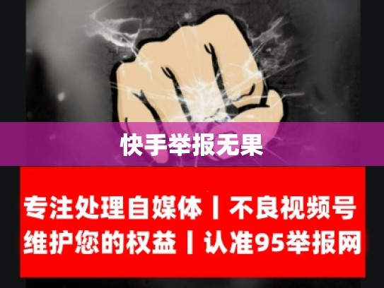 快手举报无果