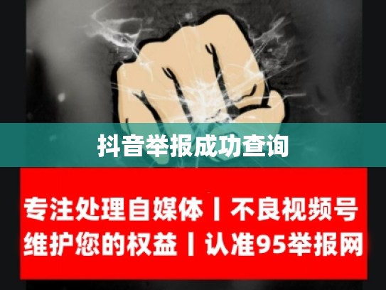 抖音举报成功查询
