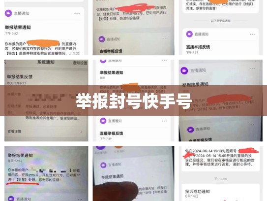 举报封号快手号