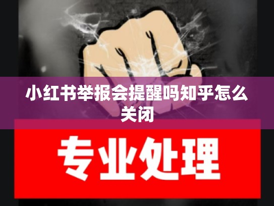 小红书举报会提醒吗知乎怎么关闭