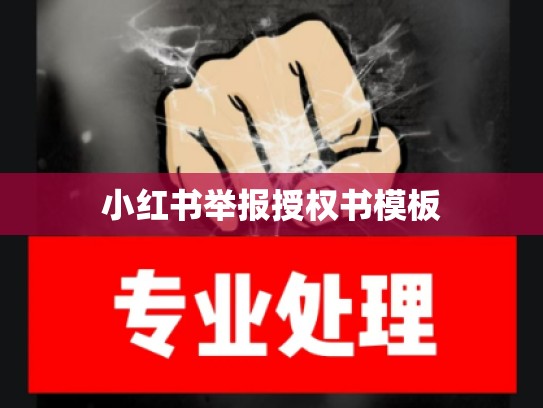 小红书举报授权书模板
