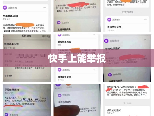 快手上能举报