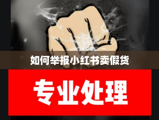 如何举报小红书卖假货