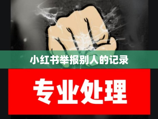 小红书举报别人的记录