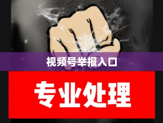 视频号举报入口