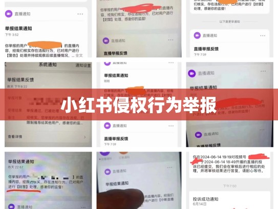 小红书侵权行为举报