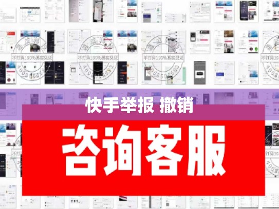 快手举报 撤销