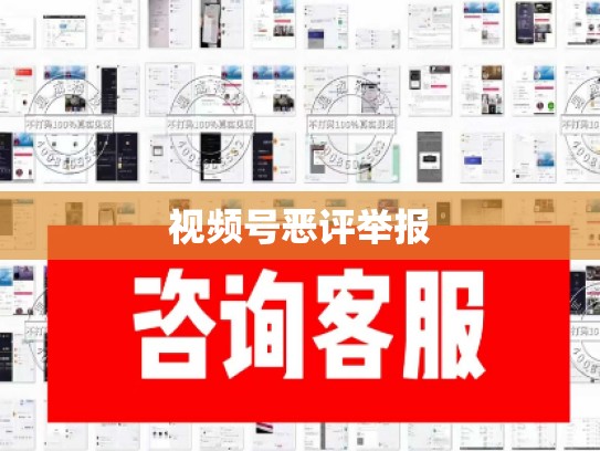 视频号恶评举报