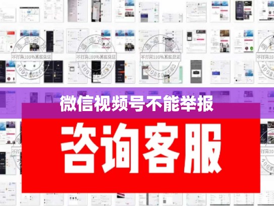 微信视频号不能举报