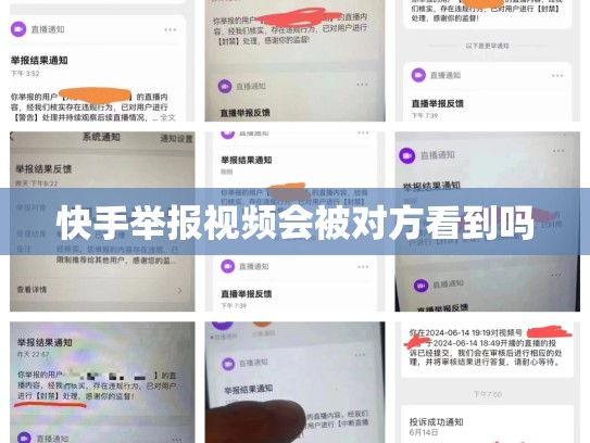 快手举报视频会被对方看到吗