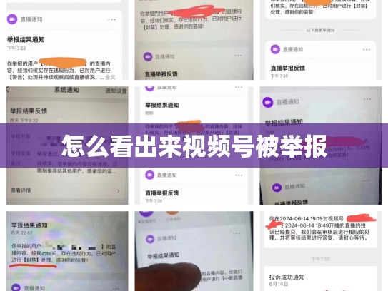 怎么看出来视频号被举报
