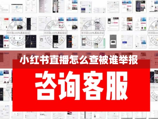 小红书直播怎么查被谁举报