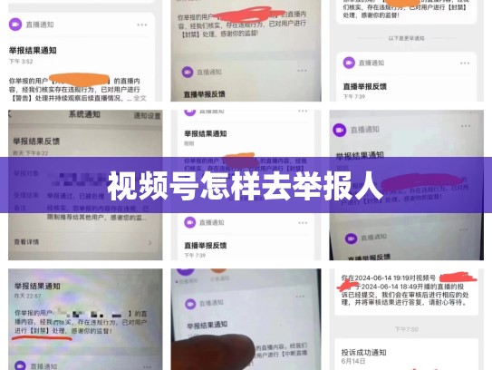 视频号怎样去举报人