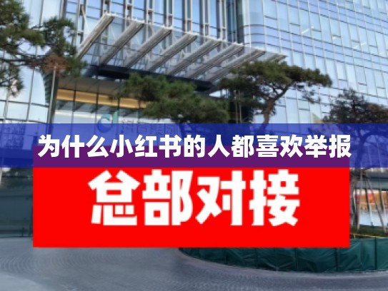 为什么小红书的人都喜欢举报
