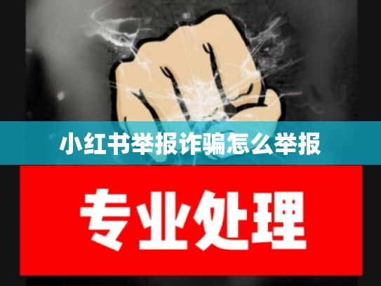 小红书举报诈骗怎么举报