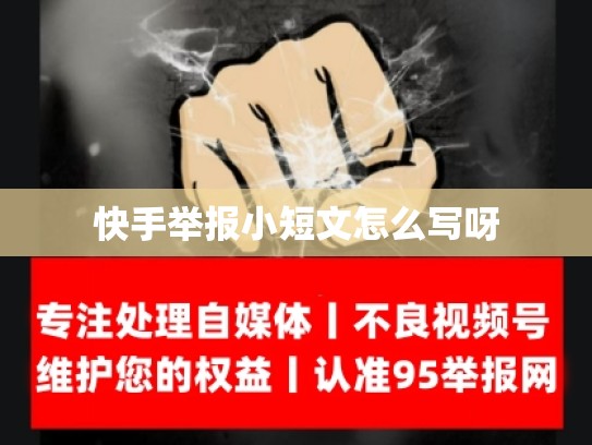 快手举报小短文怎么写呀