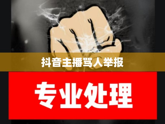抖音主播骂人举报