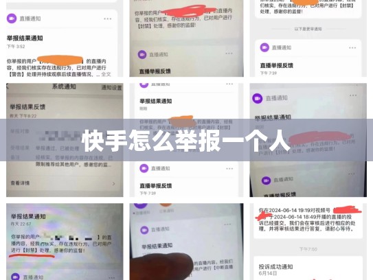 快手怎么举报一个人