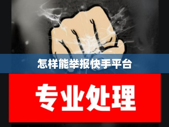 怎样能举报快手平台