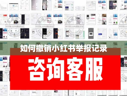 如何撤销小红书举报记录