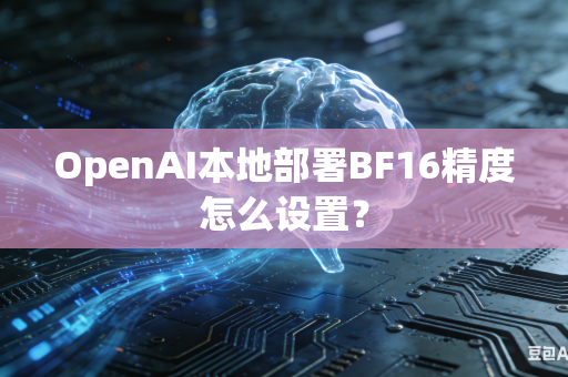 OpenAI本地部署BF16精度怎么设置？