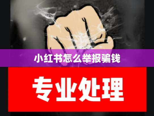 小红书怎么举报骗钱