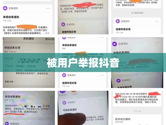 被用户举报抖音