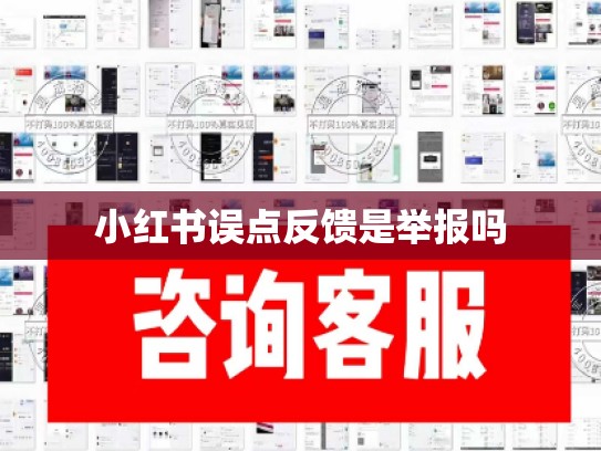 小红书误点反馈是举报吗