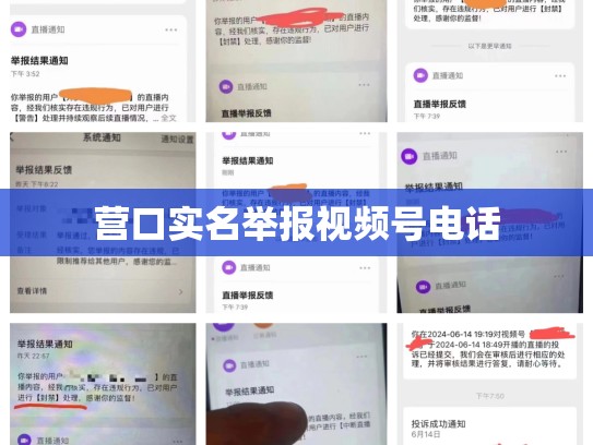 营口实名举报视频号电话