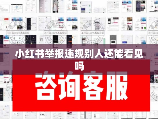 小红书举报违规别人还能看见吗