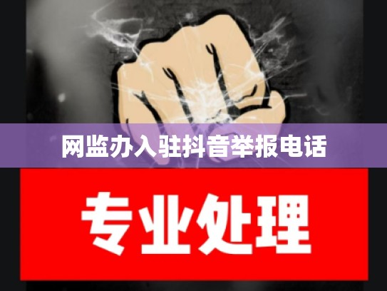 网监办入驻抖音举报电话