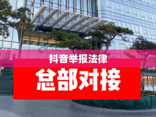 抖音举报法律