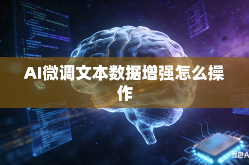 AI微调文本数据增强怎么操作