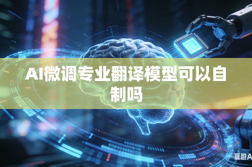 AI微调专业翻译模型可以自制吗