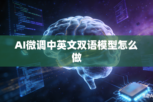 AI微调中英文双语模型怎么做