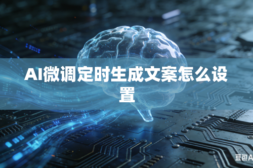 AI微调定时生成文案怎么设置