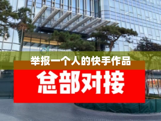举报一个人的快手作品