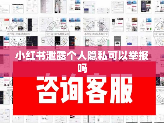 小红书泄露个人隐私可以举报吗