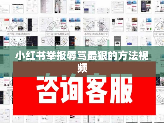 小红书举报辱骂最狠的方法视频