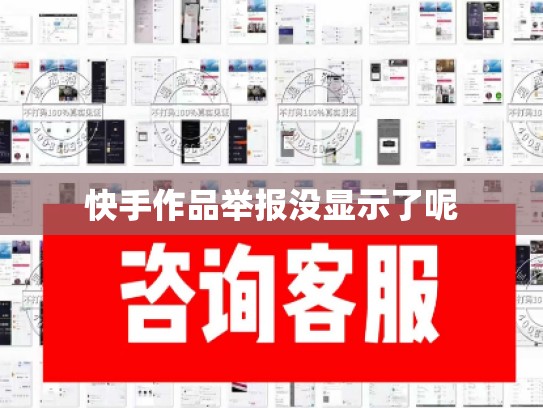 快手作品举报没显示了呢
