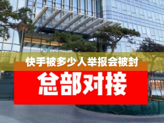 快手被多少人举报会被封
