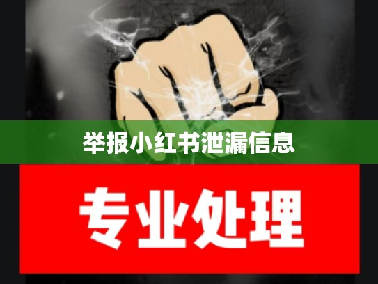 举报小红书泄漏信息