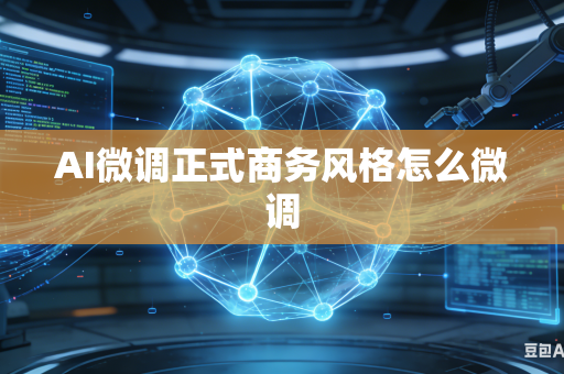 AI微调正式商务风格怎么微调