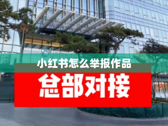 小红书怎么举报作品