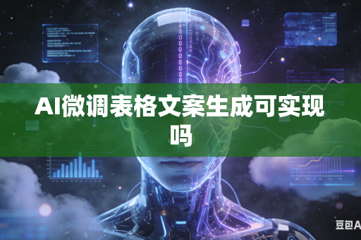 AI微调表格文案生成可实现吗