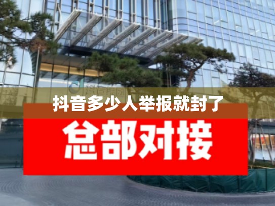 抖音多少人举报就封了