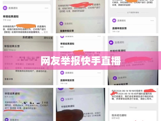 网友举报快手直播