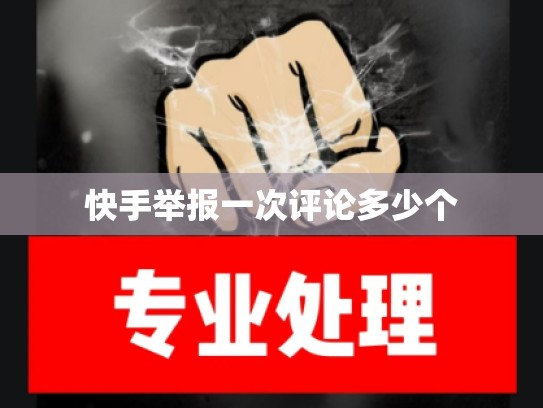 快手举报一次评论多少个