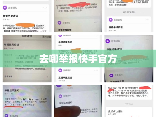 去哪举报快手官方